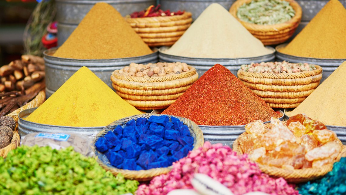 Morocco spices shop